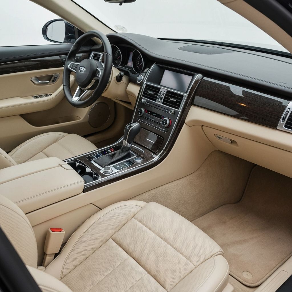 Interior detail - leather seats