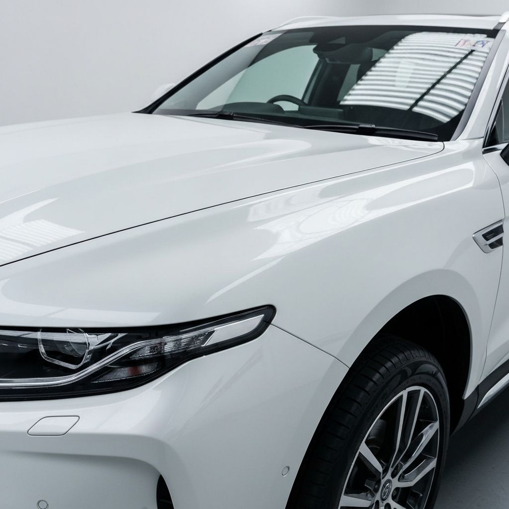 SUV paint correction results