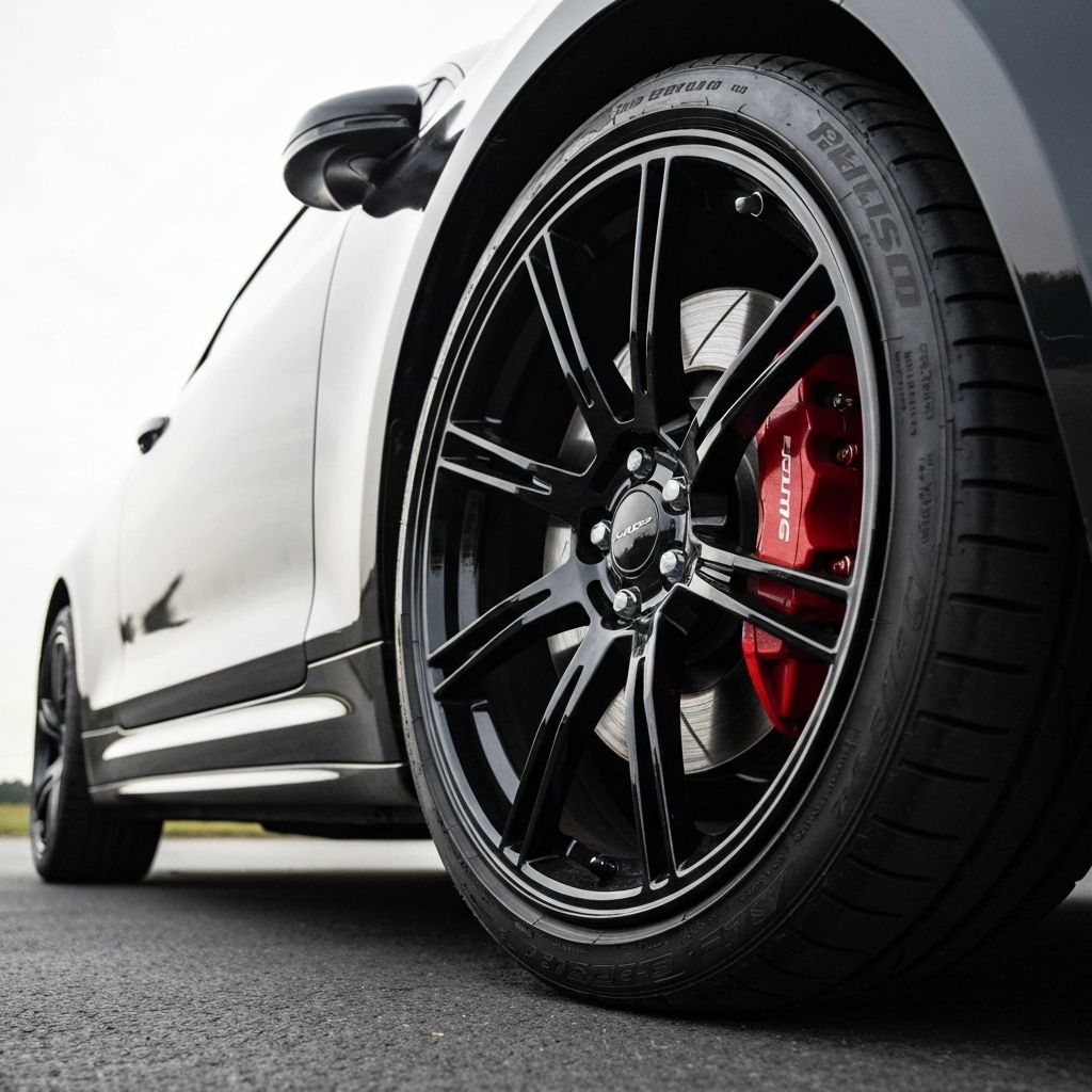 Wheel and tire detail